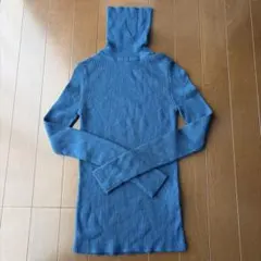 UNIQLO ハイネックセーター ブルー Sサイズ