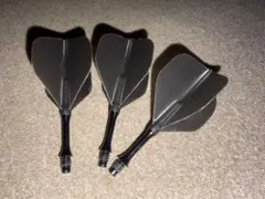 ダーツ フライト シャフト 3本セット ブラック