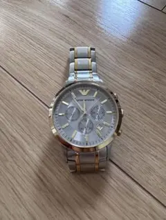 ARMANI 腕時計Renato AR11076 クォーツクロノグラフツートーンのサムネイル