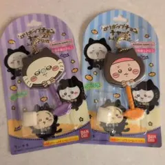 ちいかわ ロリポップチョコチャーム みんなで黒猫 モモンガ　古本屋　カニ