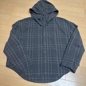 ZARA チェック　ライトアウターXL