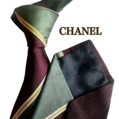クリーニング済み　未使用級CHANELシャネル　ネクタイ クリーニング済み 未使用級CHANELシャネル ネクタイ メンズ