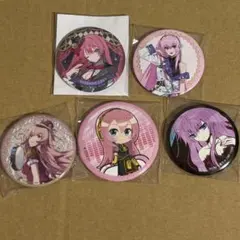 巡音ルカ 楽天コレクション グリッター缶バッジ アクリルキーホルダー