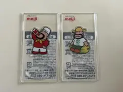 カールおじさん　meiji アクリルスタンド 2種セット