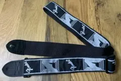 Fender ギターストラップ ブラック/グレー