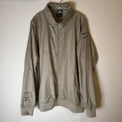 【NIKE】 ナイロンジャケット ウインドブレーカー　ベージュ XXL