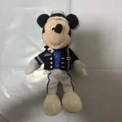 【汚れあり】クラブマウスビート ぬいぐるみバッジ ミッキー