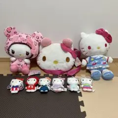 【3/13まで】【セット】キティぬいぐるみ、マスコット