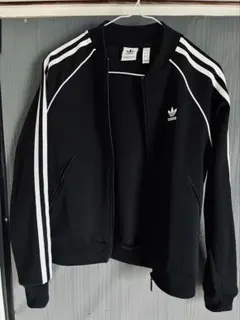 adidas j koo アディダス トラックジャケット フリル 黒 - メルカリ