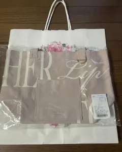 Herlipto HLT DAIRLY LOGO TOTE rose 名古屋限定 - メルカリ