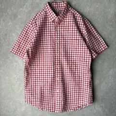 UNIQLO ユニクロ メンズ シアサッカー半袖シャツ ボタンダウン チェック