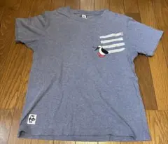 CHUMS ブルー半袖Tシャツ Sサイズ