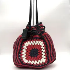 Miu Miu Crochet Drawstring Basket Bagのサムネイル
