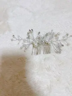ウェディング　髪飾り　未使用