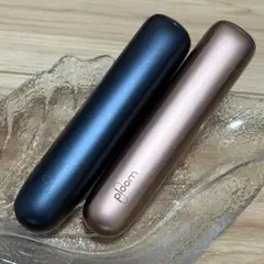 動作確認済プルームオーラploomauraネイビーブルー青色ローズゴールド金色