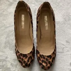 ヒョウ柄ハイヒール 36サイズ