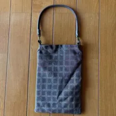 着物地リメイクサコッシュ