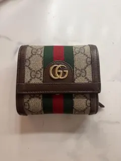 Gucci GGキャンバス 二つ折り財布