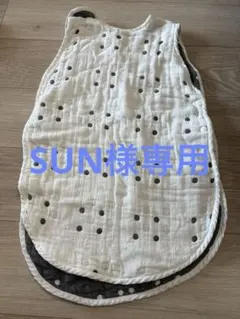 【6重ガーゼスリーパー】コットン ドット柄