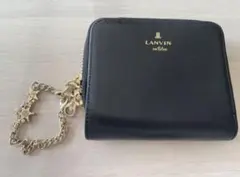 ❤️SALE❤️ランバンオンブルー　二つ折り財布　ブラック