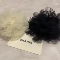 CHANEL ラメツイードトップス 半袖 裏地シルク カメリア クルーネック