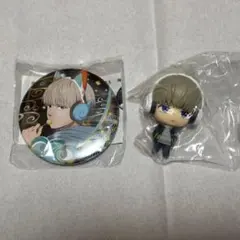 ウィンドブレイカー缶バッジ+カプセルフィギュア 梶蓮