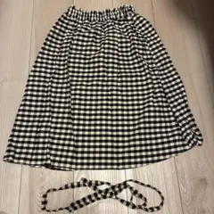 女の子スカート　チェック柄　140cm ポケット付き