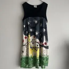 ScoLar キリン 星柄 ノースリーブ チュニックのサムネイル
