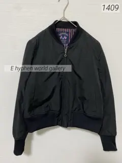 1409美品 E hyphen world gallery MA-1 ブルゾン
