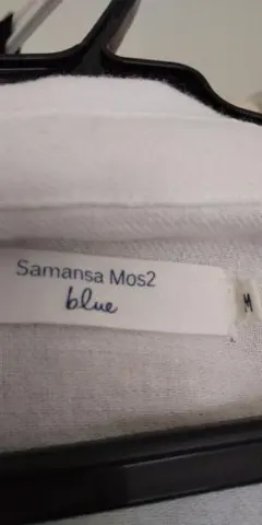 SamanthaMos2blue ロングシャツ