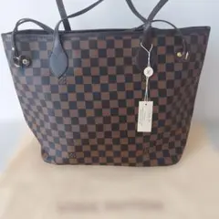 極美品 ルイヴィトン ネヴァーフルMM エピ ネイビー トートバッグ