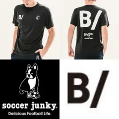 サッカージャンキー×B/(ビースラッシュ) プラクティスシャツ ブラック XL