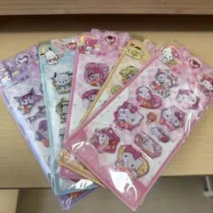 ウォーターシール　キャラクターシール5枚セット　自由組み合わせ相談可能