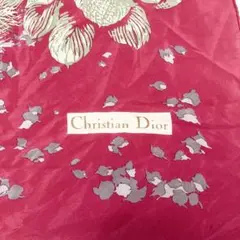 【即日発送】Christian Diorスカーフボルドー クリスチャンディオールのサムネイル