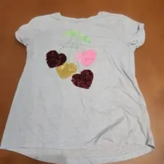 George キッズ Tシャツ グレー ハート 160cm