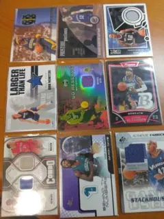 NBA ジャージカード セット。