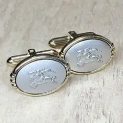 Burberry's シルバーゴールド カフリンクス