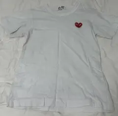 PLAY COMME des GARCONS Tシャツ ホワイト XS - メルカリ