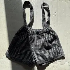 サスペンダー付きショートパンツ Sサイズ