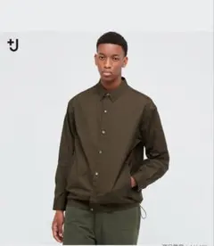 ＋J　UNIQLO×JILSANDER ユニクロ　オーバーサイズシャツブルゾン