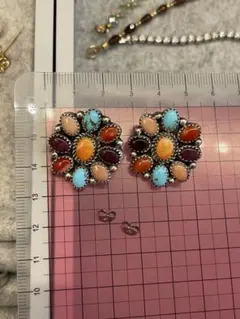 NAVAJO クラスターピアス