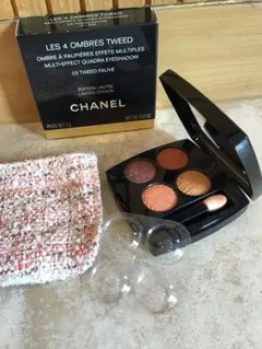 限定品CHANEL シャネル レキャトルオンブルツイード 03 ツイードフォーヴ