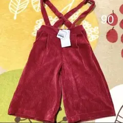 値下げ 2wayコーデュロイサロペット 90♡プチジャム、futafuta