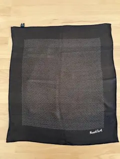 マーガレットハウエル　黒　シフォン　ミニスカーフ