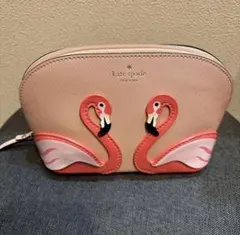 （即発送、最安値）katespade フラミンゴ ポーチ