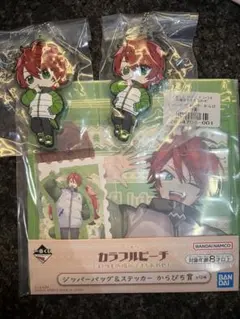 一番くじ　カラフルピーチ いつもの場所で待ち合わせ　じゃぱぱ　ラバーチャーム