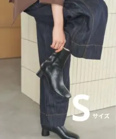 【値下げ】Le Talon ショートブーツ 黒 Sサイズ