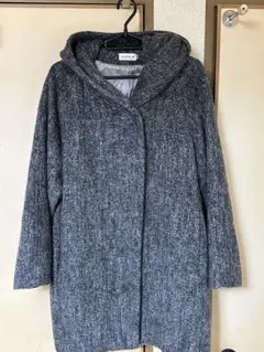 レプシム　グレー　ロングコート　Mサイズ　無地　羽織り　無地　アウター　オシャレ