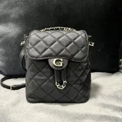ゲス　guess バックパック　リュック　キルティング　ブラックのサムネイル