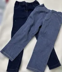 キッズ ストレートレッグパンツ 2点セット